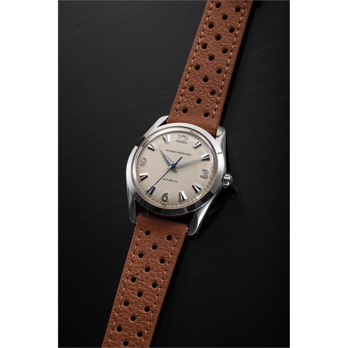 Nivada Grenchen Antarctic 35mm Eggshell White Kurmalı Erkek Kol