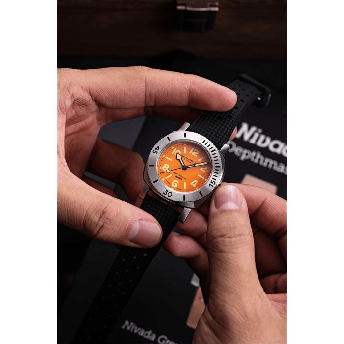 Nivada Grenchen Orange Depthmaster 14127A01 Otomatik Erkek Kol