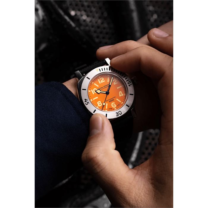 Nivada Grenchen Orange Depthmaster 14127A01 Otomatik Erkek Kol