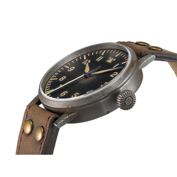 Laco Pilot Watch Original Heidelberg Erbstück Otomatik Erkek Kol