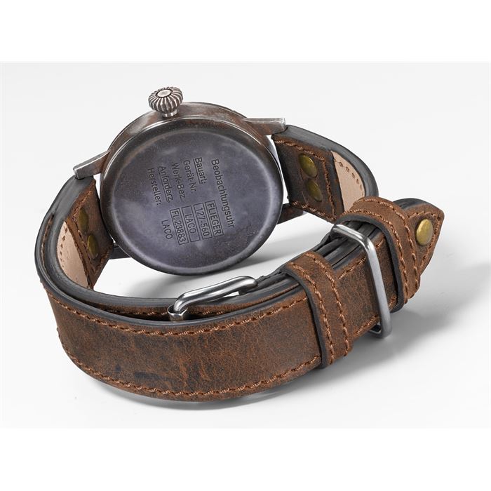 Laco Pilot Watch Original Heidelberg Erbstück Otomatik Erkek Kol