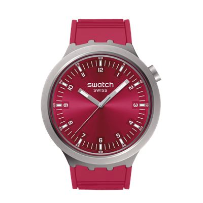 Swatch SB07S104 Scarlet Shimmer Erkek Kol Saati