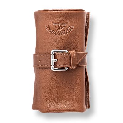 Squale BOX-008 Üçlü Kahverengi Deri Saat Çantası