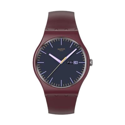Swatch Burgundy Berry SO29R707 Unisex Kol Saati