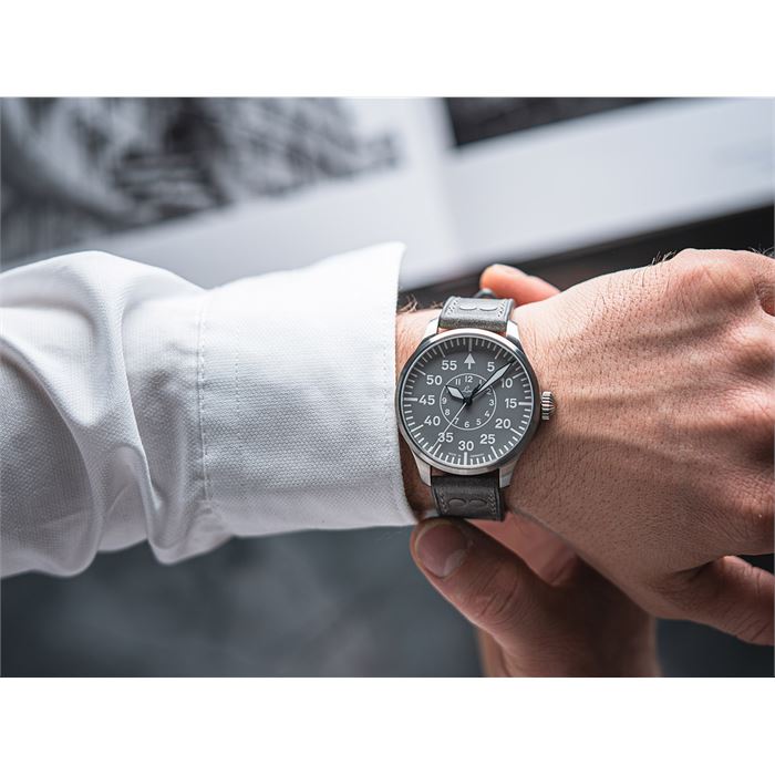 Laco Pilot Watches Basic Aachen Grau 42 862159 Otomatik Erkek Kol