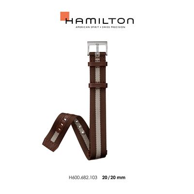 Hamilton H690682103 Kahve/Bej Nato Kayış