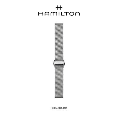 Hamilton H695384104 Hasır Örgü Paslanmaz Çelik Bilezik - 20 mm