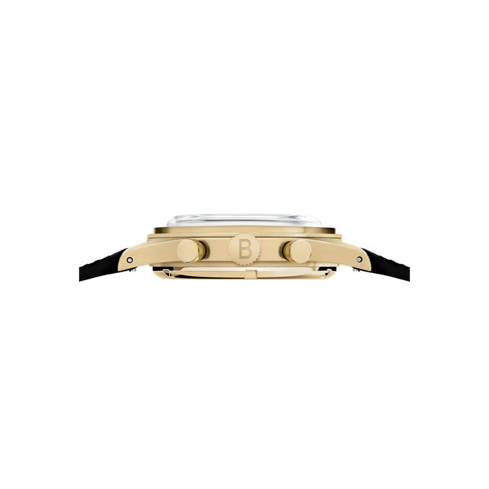Baltic Bicompax 002 Gold PVD Black BIC12TGOLD37 Mekanik Kronograf