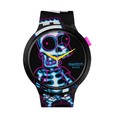 Swatch X Simpsons Aye Carumboo SB01Z105 Erkek Kol Saati Abt Saat