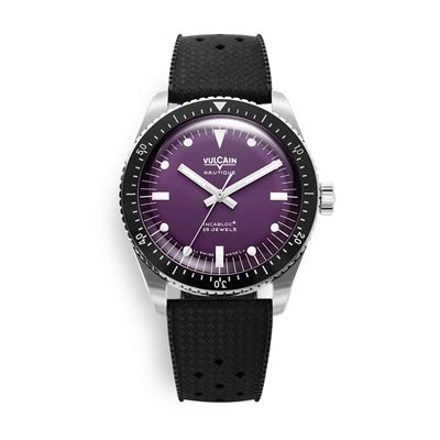 Vulcain Skindiver Nautique Purple BAR200 Limitli Üretim Otomatik Erkek Kol Saati