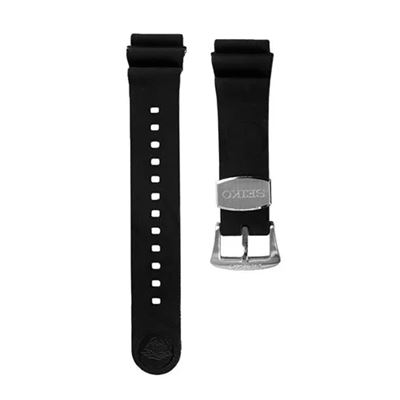 Seiko Prospex R02F011J0 Siyah Silikon Kayış- 22 mm