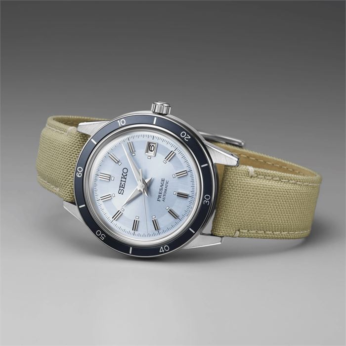 Seiko Presage Style60s Retro Blue SRPL19J Limitli Üretim Otomatik