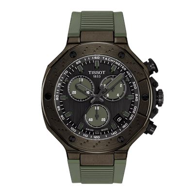 Tissot T-Race Khaki Green T1414173706102 Erkek Kol Saati