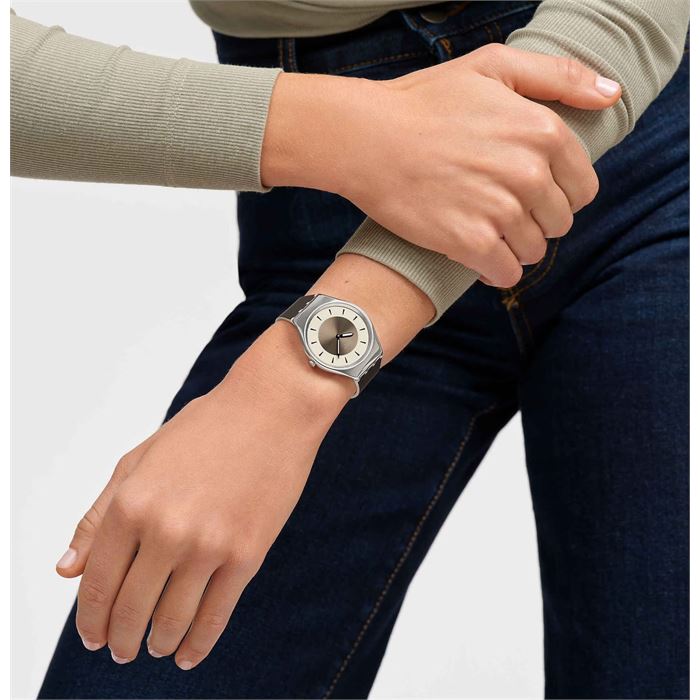 Swatch SYXS158 Hazel Delight Unisex Kol Saati Abt Saat