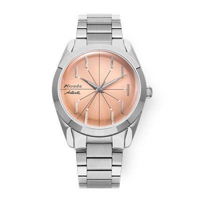 Nivada Grenchen Antarctic Spider Salmon No-Date Otomatik Erkek Kol Saati