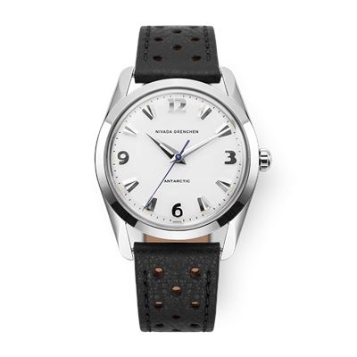 Nivada Grenchen Antarctic 35mm - White Kurmalı Erkek Kol Saati