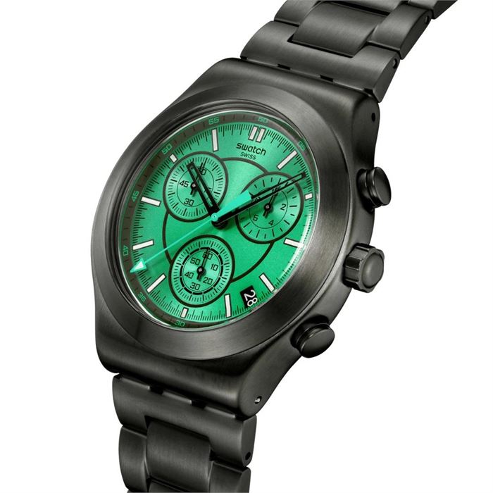 Swatch Obsessively Obsidian YVM407G Erkek Kol Saati Abt Saat