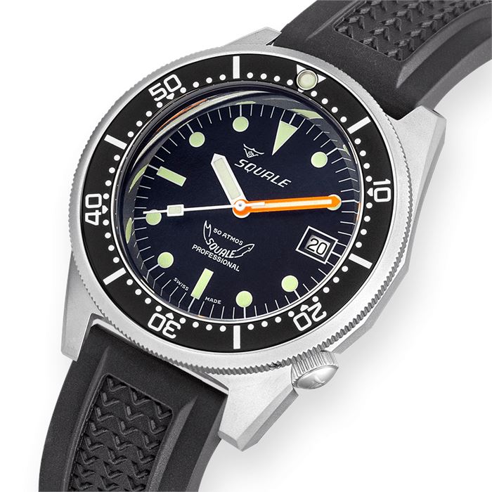 Squale 1521 Black Blasted 1521BKBL.VO Otomatik Erkek Kol Saati