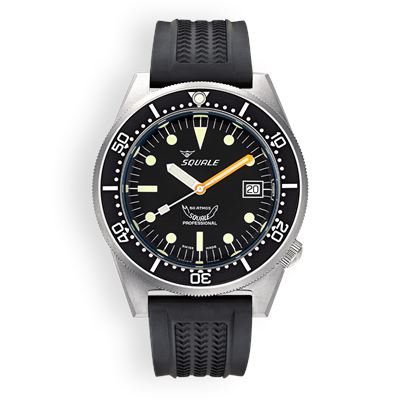 Squale 1521 Black Blasted 1521BKBL.VO Otomatik  Erkek Kol Saati
