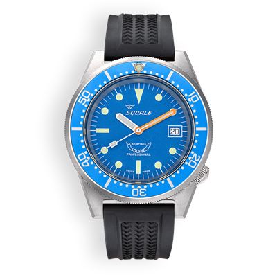 Squale 1521 Blue Blasted 1521BLUEBL.VO Otomatik  Erkek Kol Saati