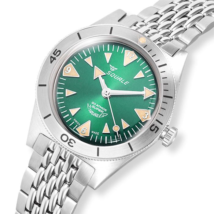 Squale SuperSquale Big Arrows Green SUPERSSAGR.AC Otomatik Erkek