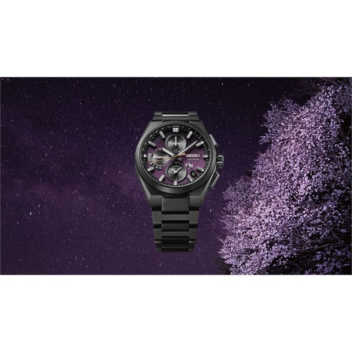 Seiko Astron GPS Solar 5X DualTime Chronograph Yozakura SSH171J