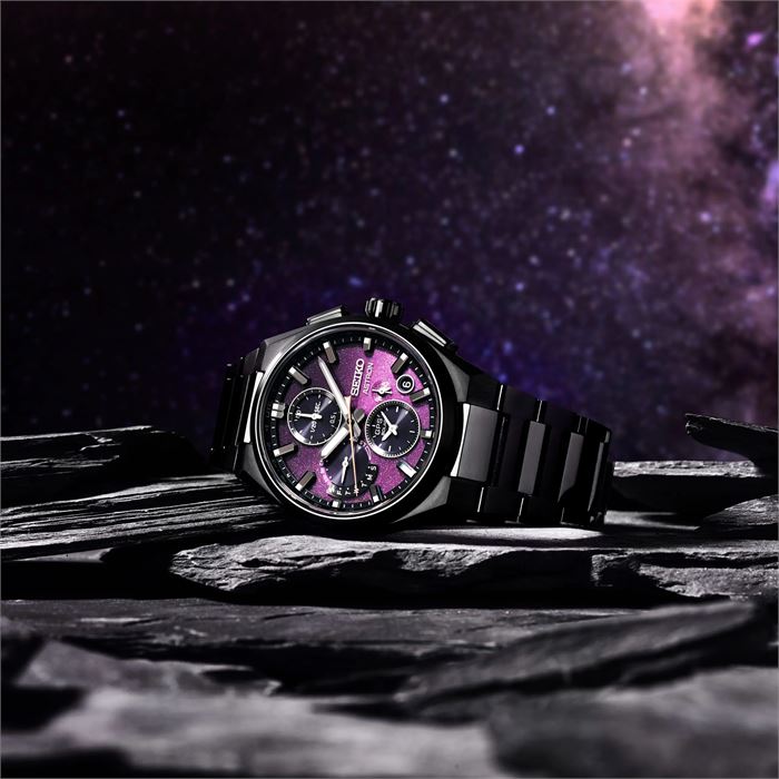 Seiko Astron GPS Solar 5X DualTime Chronograph Yozakura SSH171J