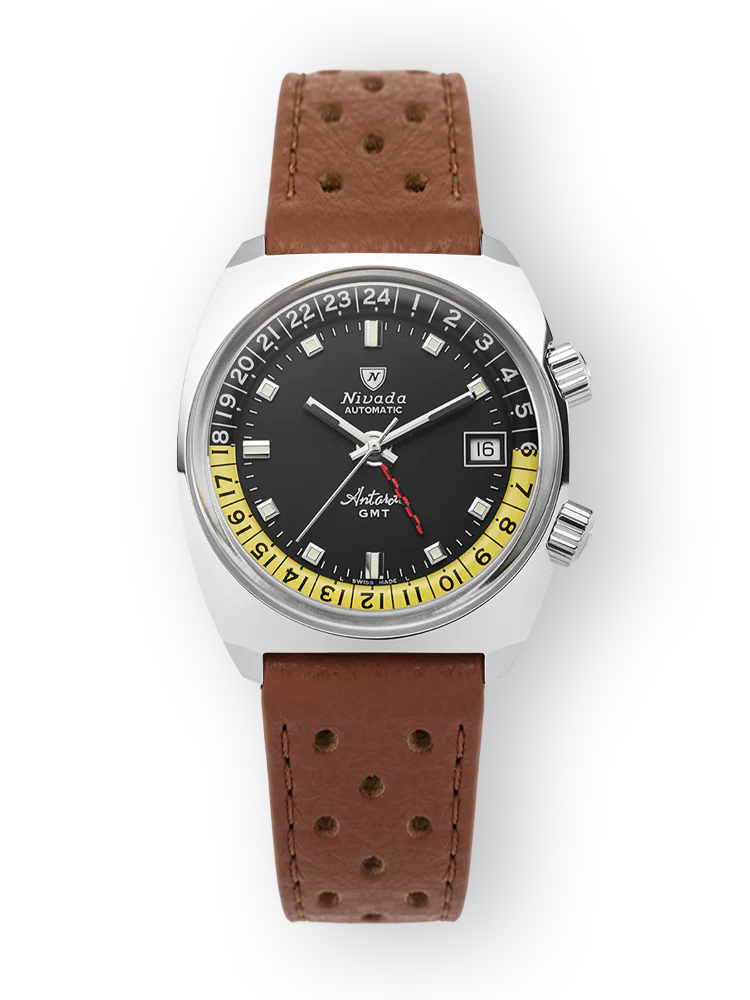 Nivada Grenchen Antarctic GMT Black 32043A23 Otomatik Erkek Kol