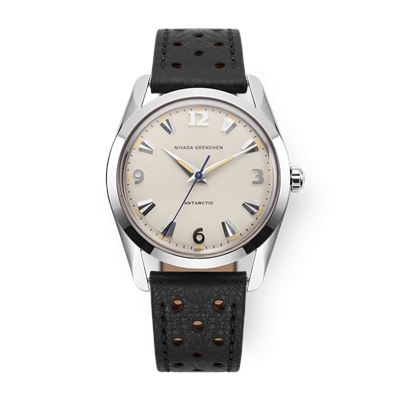 Nivada Grenchen Antarctic 35mm - 35001M40 Eggshell Beige Luminova Kurmalı Erkek Kol Saati