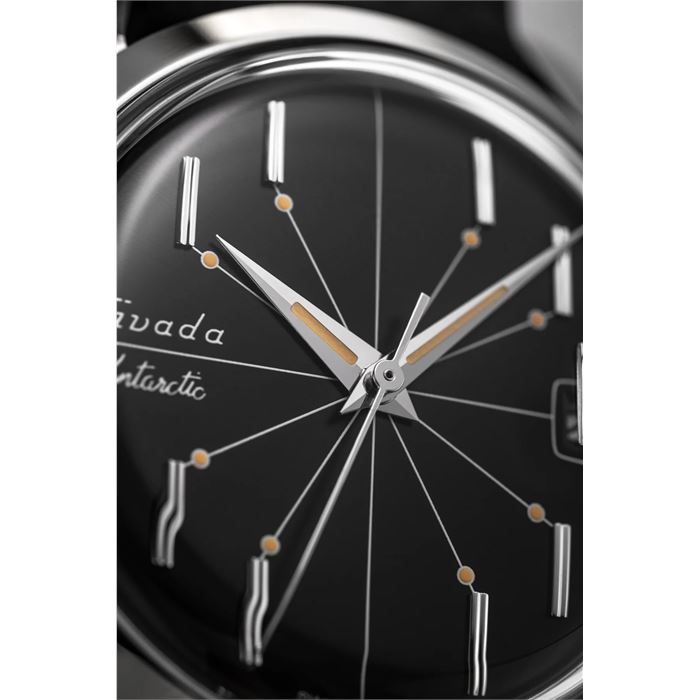 Nivada Grenchen Antarctic Spider Black 35mm 35011M40 Kurmalı Erkek