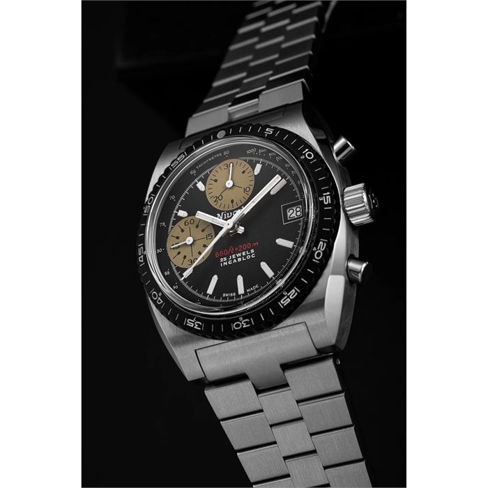 Nivada Grenchen Chronosport White 77002A45 Otomatik Kronograf