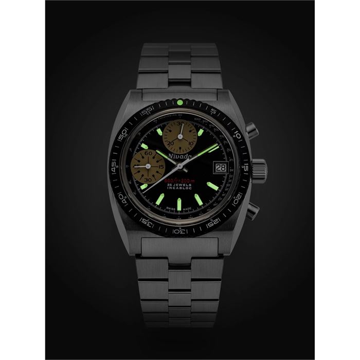 Nivada Grenchen Chronosport White 77002A45 Otomatik Kronograf