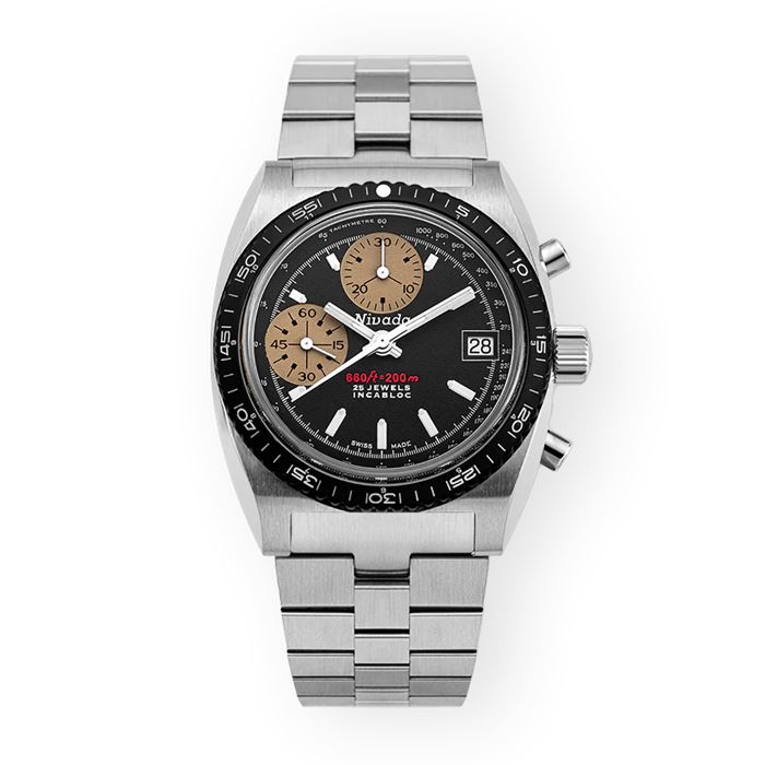 Nivada Grenchen Chronosport White 77002A45 Otomatik Kronograf