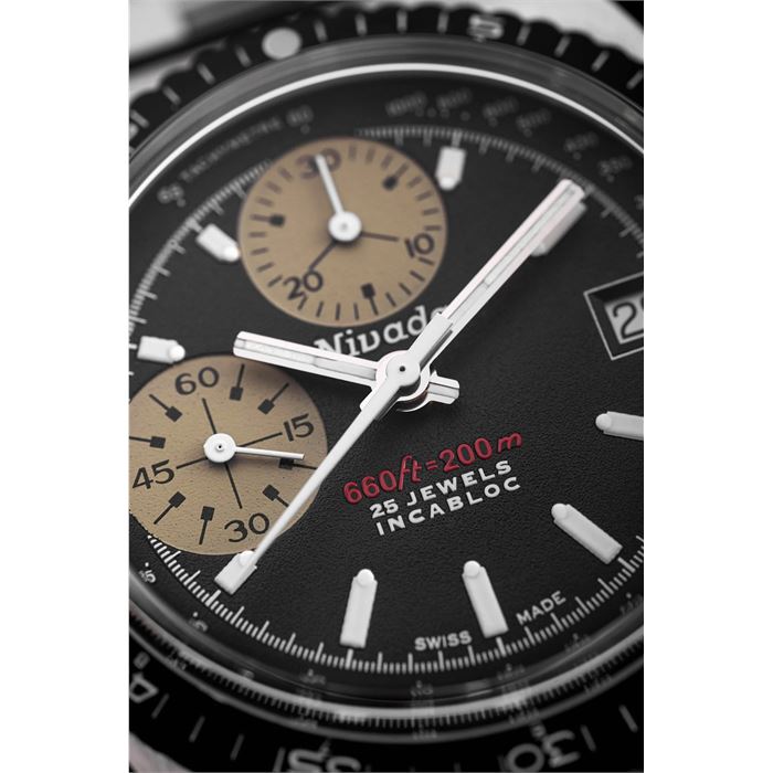 Nivada Grenchen Chronosport White 77002A45 Otomatik Kronograf
