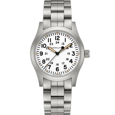 Hamilton H69529113 Khaki Field Mechanical 42 mm Kurmalı Erkek Kol Saati