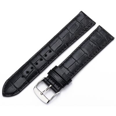 Rochet 5492001PO Siyah Deri Kayış - 20 mm