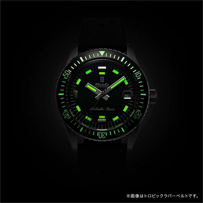 Nivada Grenchen Antarctic Diver Green Date 32053A01 Limitli Üretim