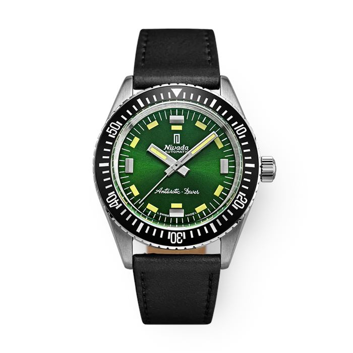 Nivada Grenchen Antarctic Diver Green No Date 32059A17 Limitli