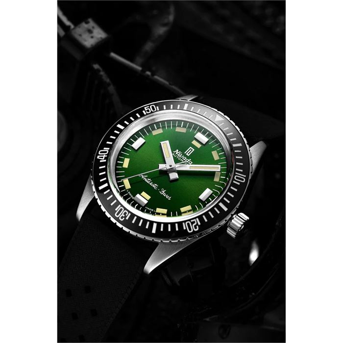 Nivada Grenchen Antarctic Diver Green No Date 32059A17 Limitli