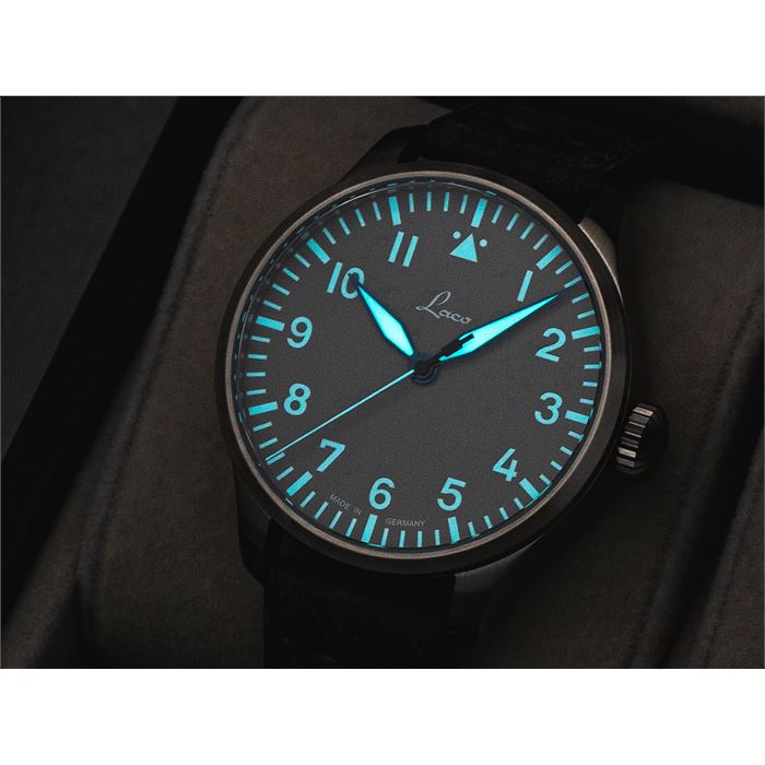 Laco Pilot Watches Basic Augsburg Grau 39 862161 Otomatik Erkek