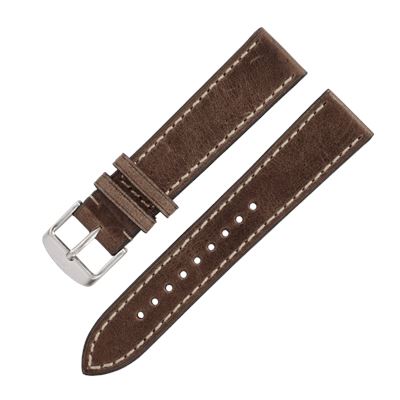 Laco Pilot Strap Brown Vintage Stuttgart/Karlsruhe - 402214 Kahverengi Deri Kayış - 20 mm