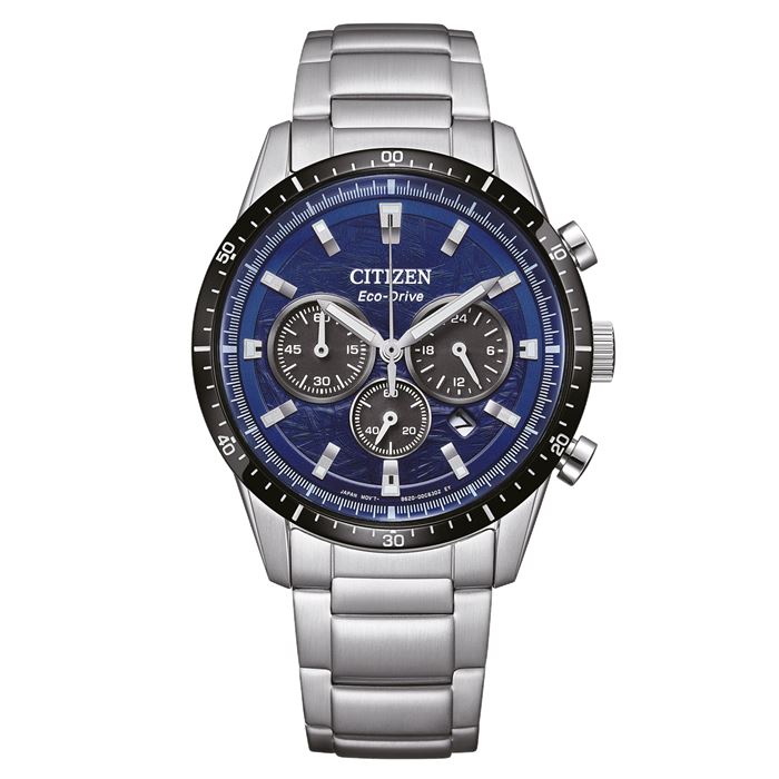 Citizen EcoDrive Chronograph Deep Blue CA462456L Erkek Kol Saati