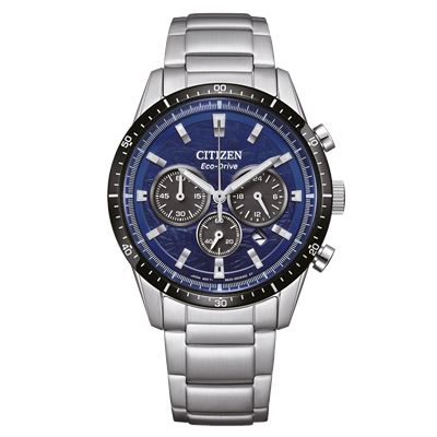 Citizen EcoDrive Chronograph Deep Blue CA462456L Erkek Kol Saati