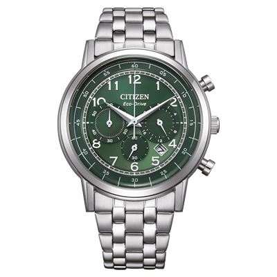 Citizen EcoDrive Chronograph Forest Green CA463053X Erkek Kol