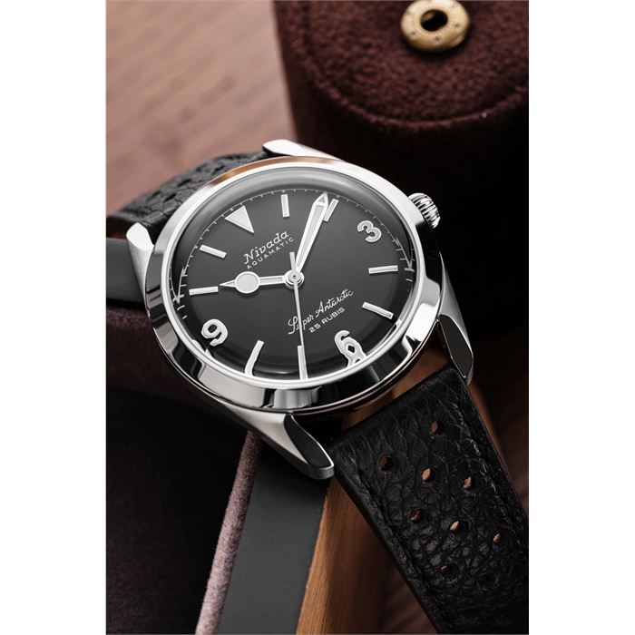 Nivada Grenchen Super Antarctic 3.6.9 Black 32039A10 Otomatik