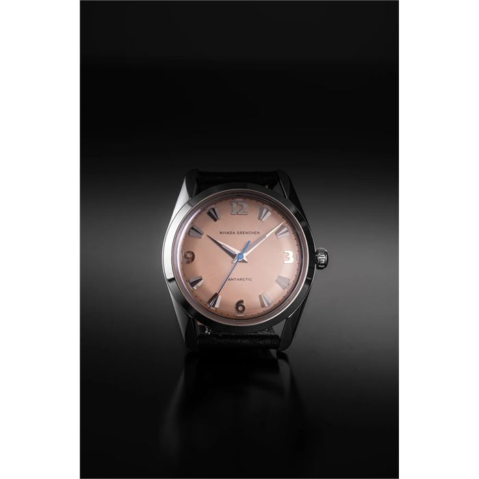 Nivada Grenchen Antarctic 35mm Salmon No Date 35018M40 Limitli
