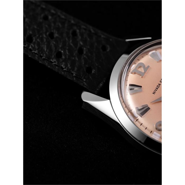 Nivada Grenchen Antarctic 35mm Salmon No Date 35018M40 Limitli