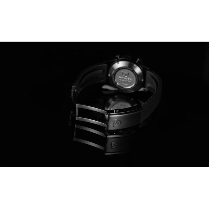 クロノ Nivada Grenchen Chronosport Full Black Limited Edition 85015A33