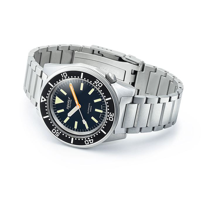 ラクレーム Squale 1521 Militaire Blasted 1521MILBL.SQ20S Otomatik Erkek Kol