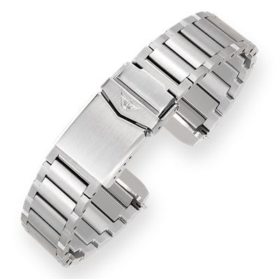 Squale 1521 Brushed + Polished Paslanmaz Çelik Bilezik - 20 mm